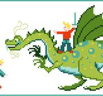 Enfants et dragon