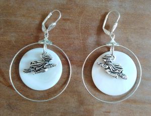 Boucles d'oreille "Pleine lune"