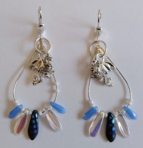 Boucles d'oreille "Larmes de dragon"