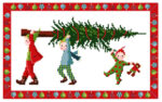 Frise sapin de Noël